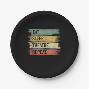 Assiettes En Carton Eat Sleep Theatre Repeat Theater Tech Toxits
