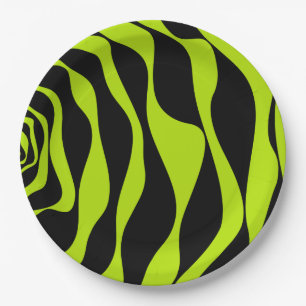 Assiettes En Carton Ebb et flux 4 - Lime vert