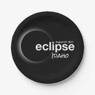 Assiettes En Carton éclipse 2017 Idaho