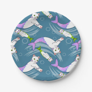 Assiettes En Carton École des plaques à papier de Purrmaids