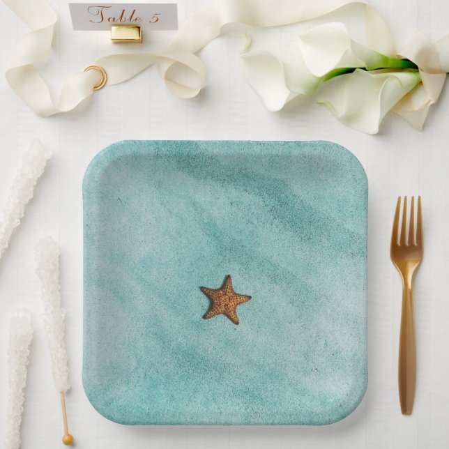 Assiettes En Carton Écre (Mariage)