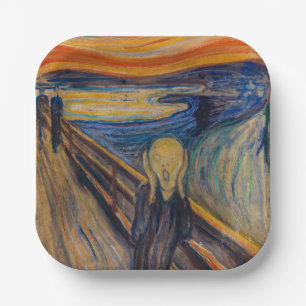 Assiettes En Carton Edvard Munch - The Scream 1893