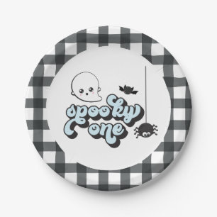 Assiettes En Carton Éffrayant Un Halloween 1er Anniversaire