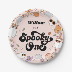 Assiettes En Carton Éffrayant Un Halloween Super 1er anniversaire