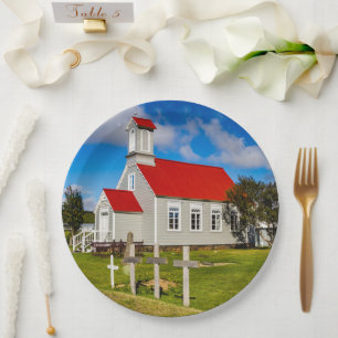Assiettes En Carton Église islandaise