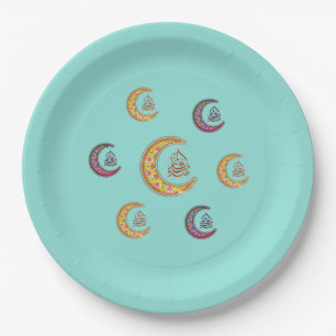Assiettes En Carton eid mubarak plaques en papier langue tchèque