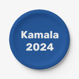 Assiettes En Carton Élection présidentielle de Kamala 2024
