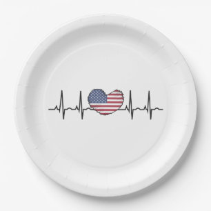 Assiettes En Carton Électrocardiographie ECG