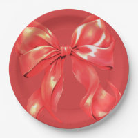 Élégant Grand Bow Rouge