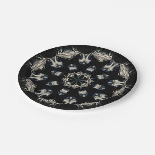 Assiettes En Carton Elégant Mandala