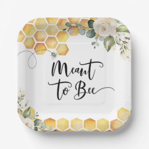 Assiettes En Carton Elégant mariage abeille douche de mariée
