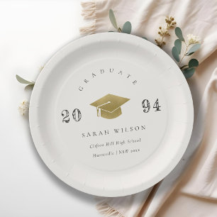 Assiettes En Carton Élégant Nettoyage Minimal Graduation Simple Huile 