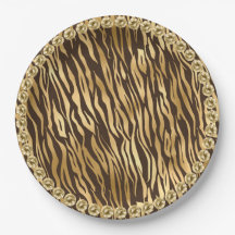 Élégante fille de tigre d'or jolie