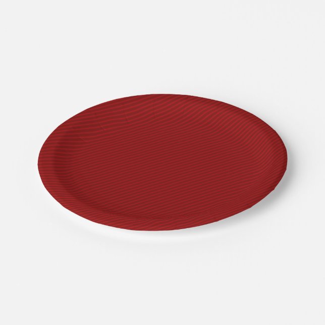 Assiettes En Carton Élégantes rayures (Angle)