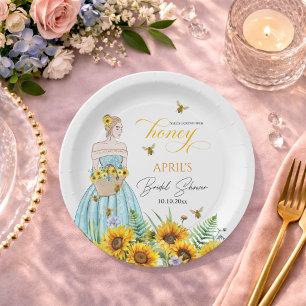 Assiettes En Carton Elle a Trouvé sa Baby Shower de Mariée