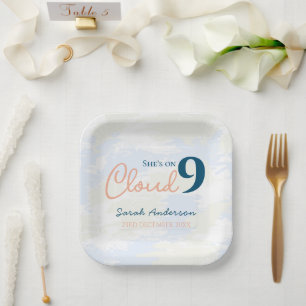 Assiettes En Carton Elle est sur la Fête des mariées Whimsical de Clou