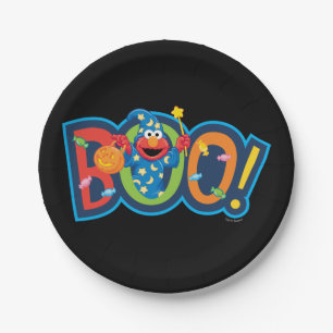 Assiettes En Carton Elmo   Halloween Boo !