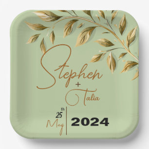 Assiettes En Carton Embrassez l'élégance naturelle