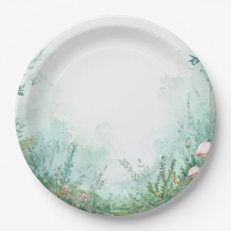 Assiettes En Carton Enchanted Forest Fairytale Forest Baby Shower