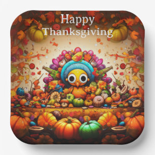 Assiettes En Carton Enfants de Thanksgiving 2