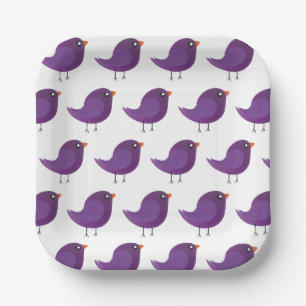 Assiettes En Carton Enfants mignonette birdy