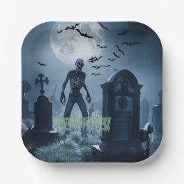 Assiettes En Carton Erie Halloween