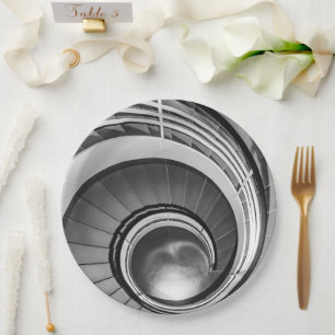 Assiettes En Carton Escalier circulaire BW