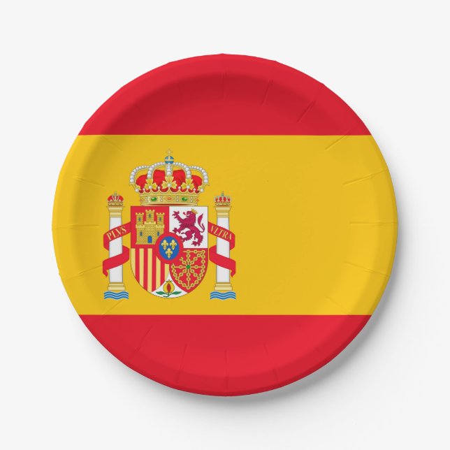 Assiettes En Carton Espagne (Devant)