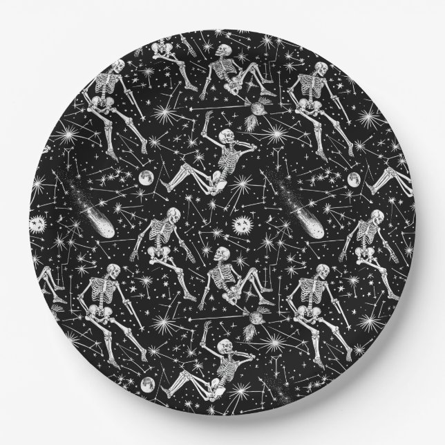Assiettes En Carton Esquisses dans l'espace arrière - plan (Devant)