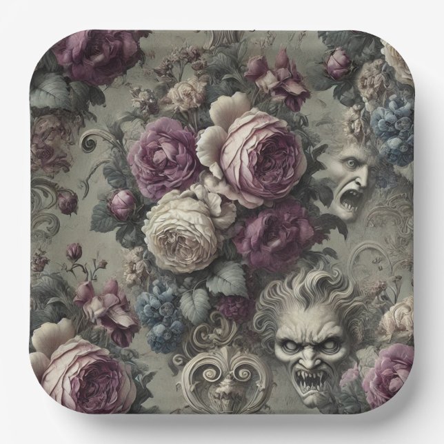 Assiettes En Carton Eternal Conflicts – Gothic Victorian (Recto)