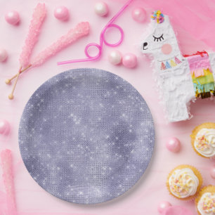 Assiettes En Carton Étincelle de rêve pourpre