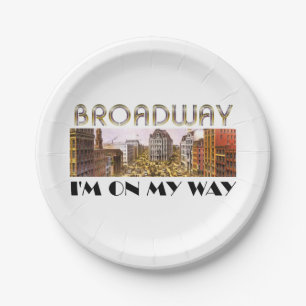 Assiettes En Carton Étoile de Broadway de PIÈCE EN T