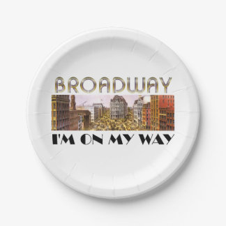 Assiettes En Carton Étoile de Broadway de PIÈCE EN T