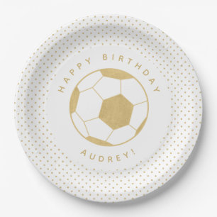 Assiettes En Carton Étoile de football