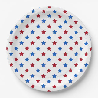 Assiettes En Carton Étoiles patriotiques