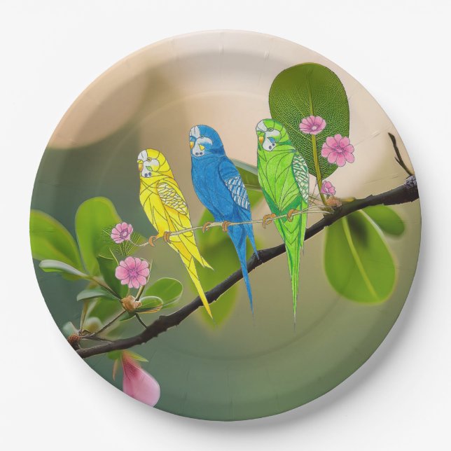 Assiettes En Carton Étouffes de plaque de papier (Devant)