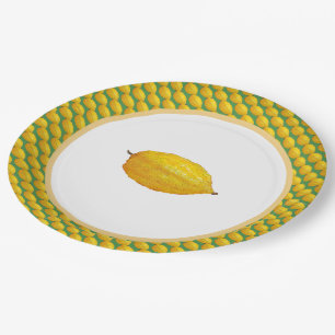 Assiettes En Carton Etrogs pour Sukkot