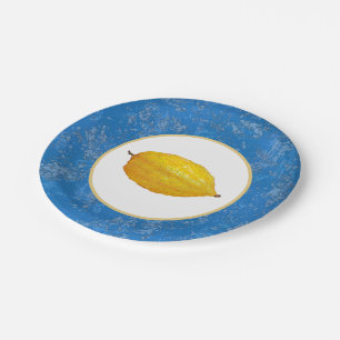 Assiettes En Carton Etrogs pour Sukkot