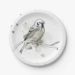Assiettes En Carton Étude des oiseaux de la nature