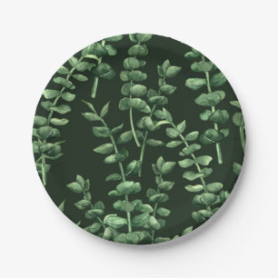 Assiettes En Carton Eucalyptus 2