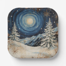 Évasion de Noël hivernal vintage