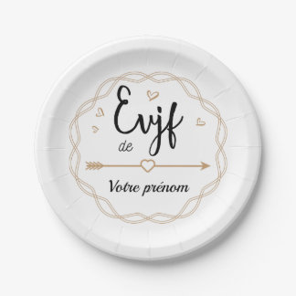 Assiettes En Carton EVJF de ...