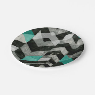 Assiettes En Carton Exclusion Chevron II