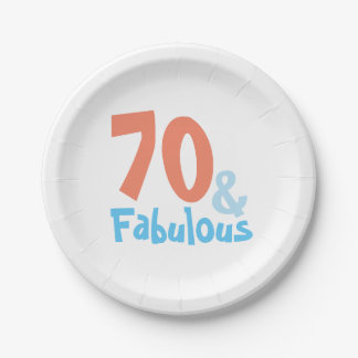 Assiettes En Carton Fabuleuse fête d'anniversaire