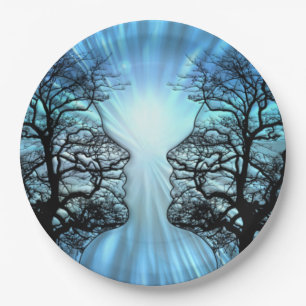 Assiettes En Carton FACES in Trees Look Like Brain Nerves