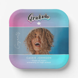 Assiettes En Carton Faire-part de diplôme