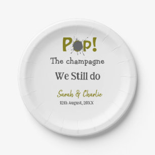 Assiettes En Carton Faire sauter le champagne nous faisons toujours du