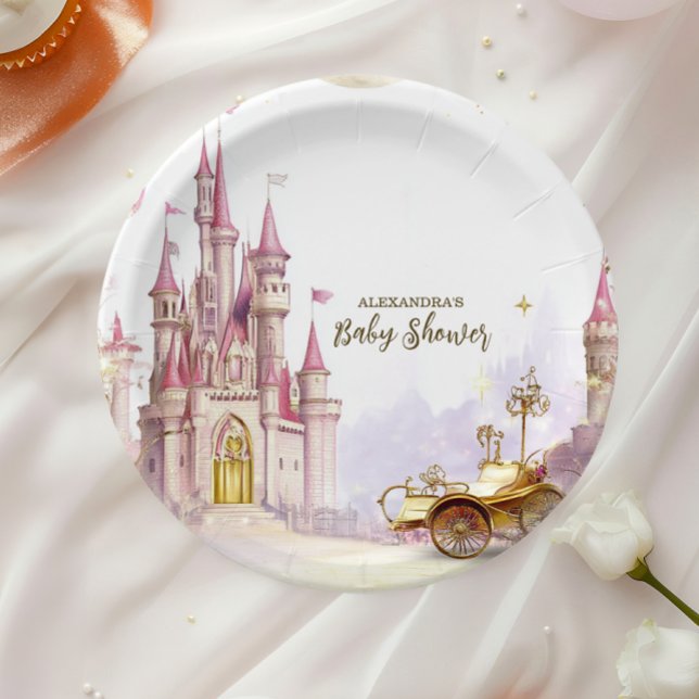 Assiettes En Carton Fairytale Magic and Enchanted Story  Baby Shower (Créateur téléchargé)