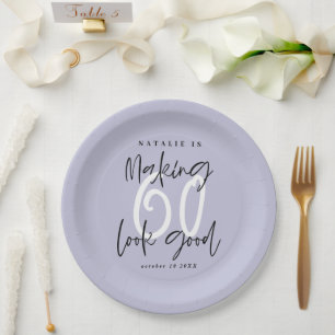 Assiettes En Carton Faisant à sembler 60 le bon soixantième