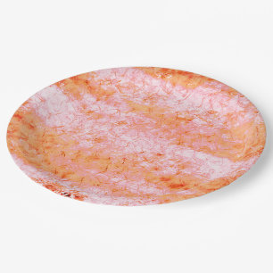 Assiettes En Carton Falsa pele de salmão, com partes clareadas